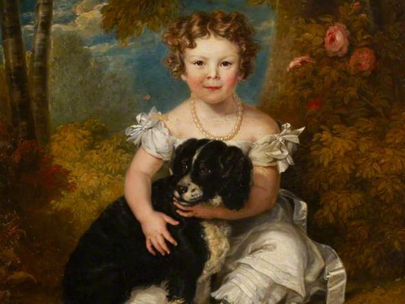 1786-William Derby - Lady Adelaide Georgiana Fitzclarence, da bambina - National Trust